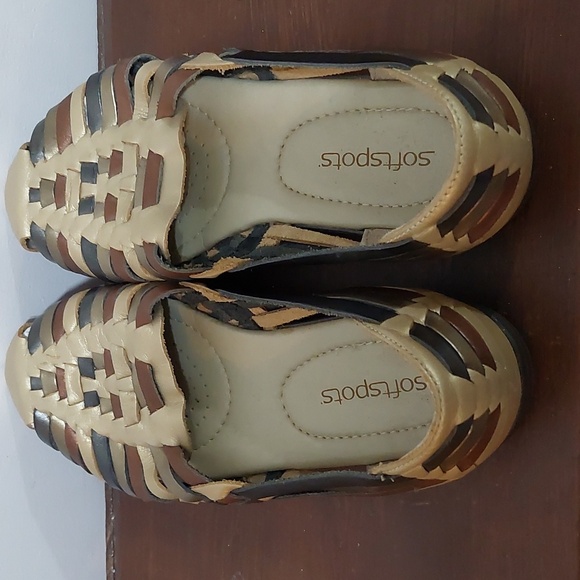 Softspots sandal Leather Size 7W - Picture 6 of 8